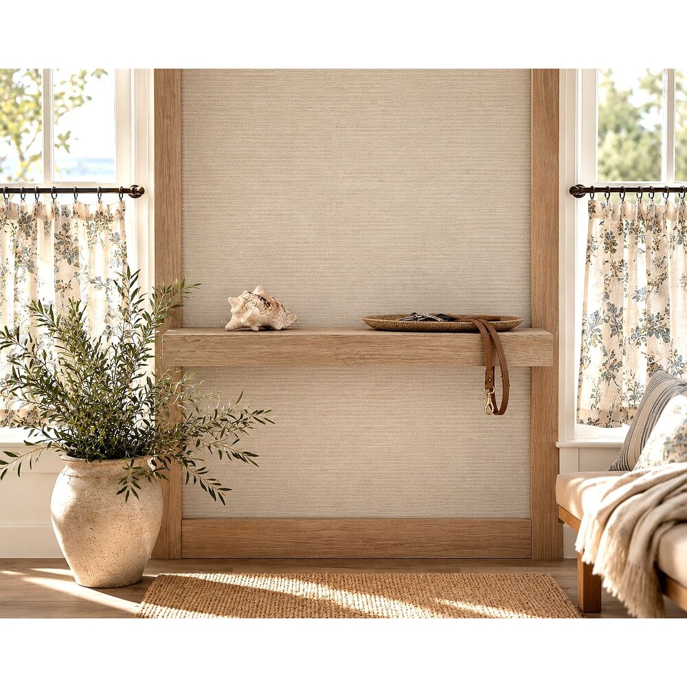 Phillip Jeffries Natural Grasscloth Wallpaper Roll #5406 Manila Hemp Chantilly